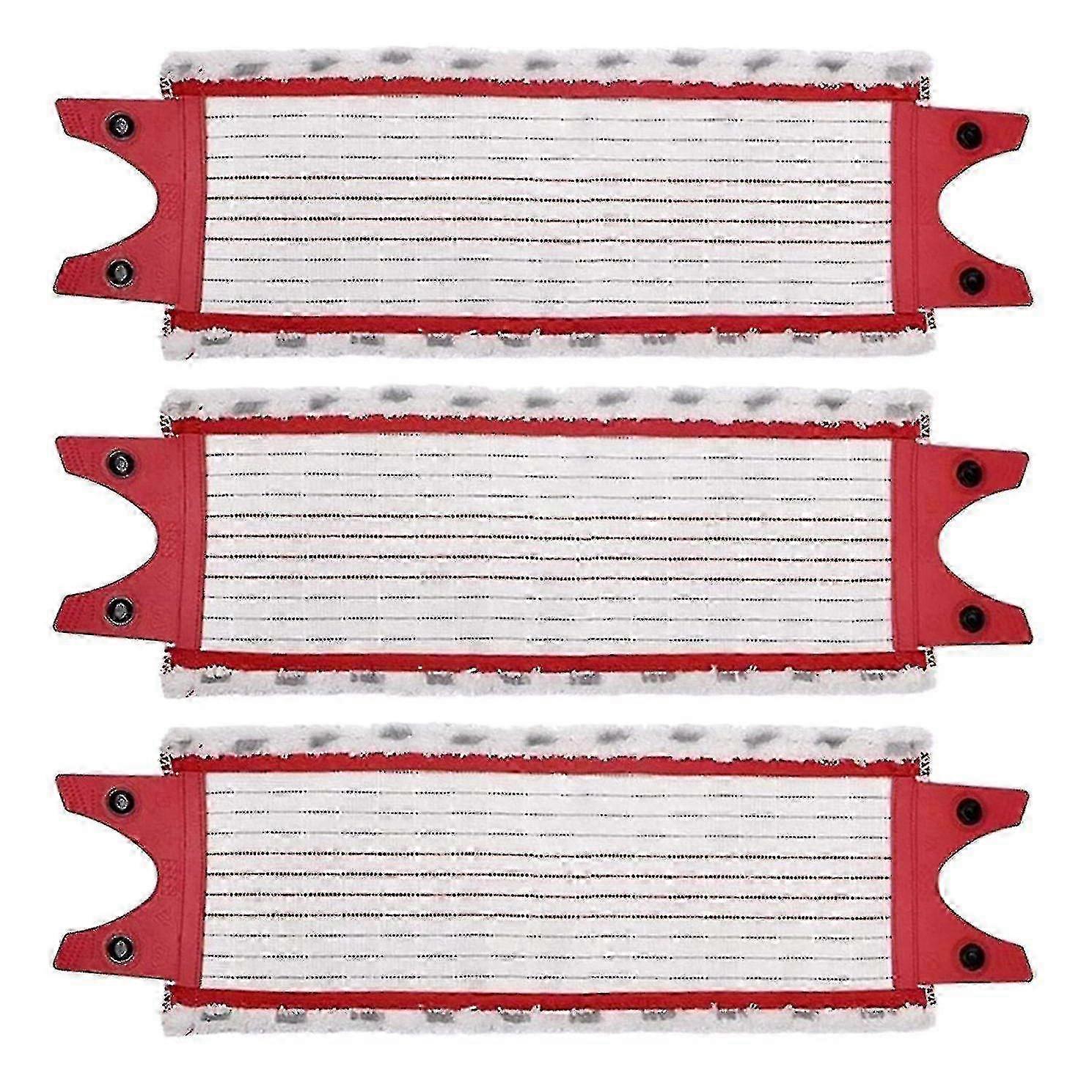 3 Pcs Microfibre Floor Mop Pads Replacement compatible with Ultramax Mop Refill Replacement Set Spray Flat Mop