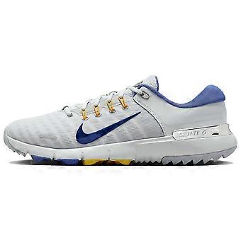 Nike Free Golf Pure Platinum University Gold Wolf Grey Astronomy Blue Wide HQ3131-002