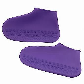 Rainproof Shoes Cover for Shoes Use 1Pair Sky-Blue Anti-Slip Silicone Protector