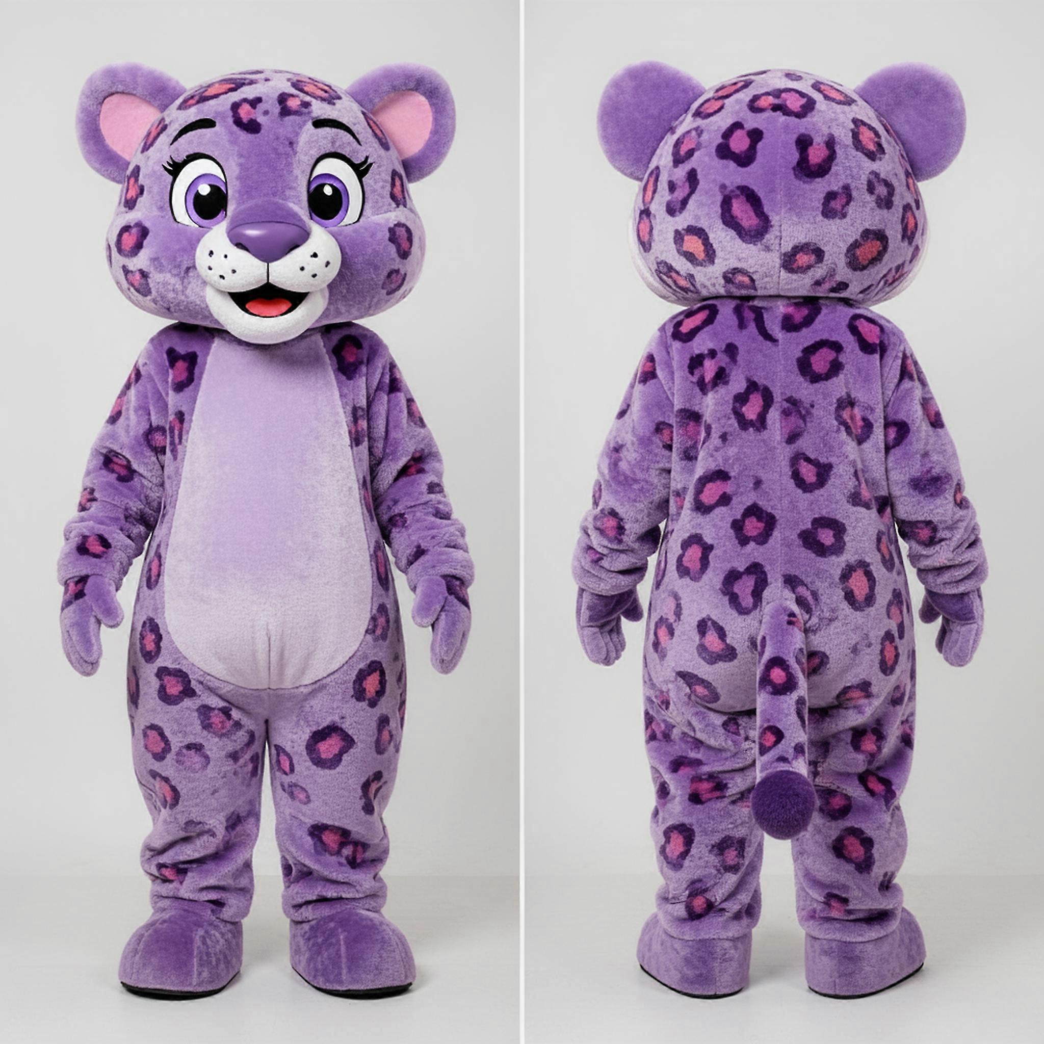 MASTICOT Lavender Broad Shouldered Leopard Mascot