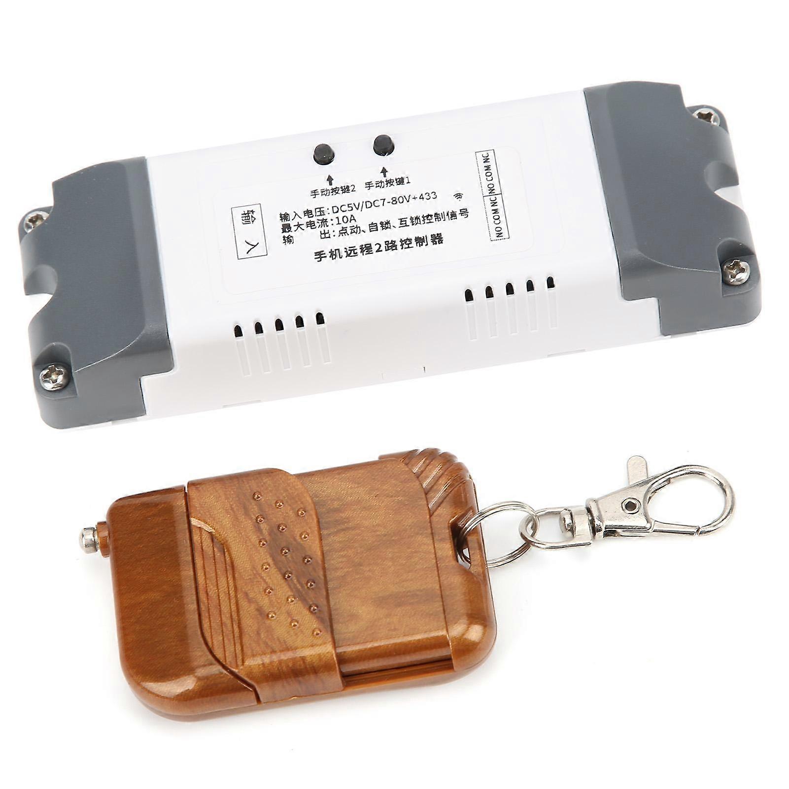 2 Channel Relay Smart Switch APP Voice Remote Control SelfLocking Inching WiFi Module