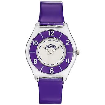 Miss trendy Quartz Analog Child Watch with KL292 Plastic Bracelet