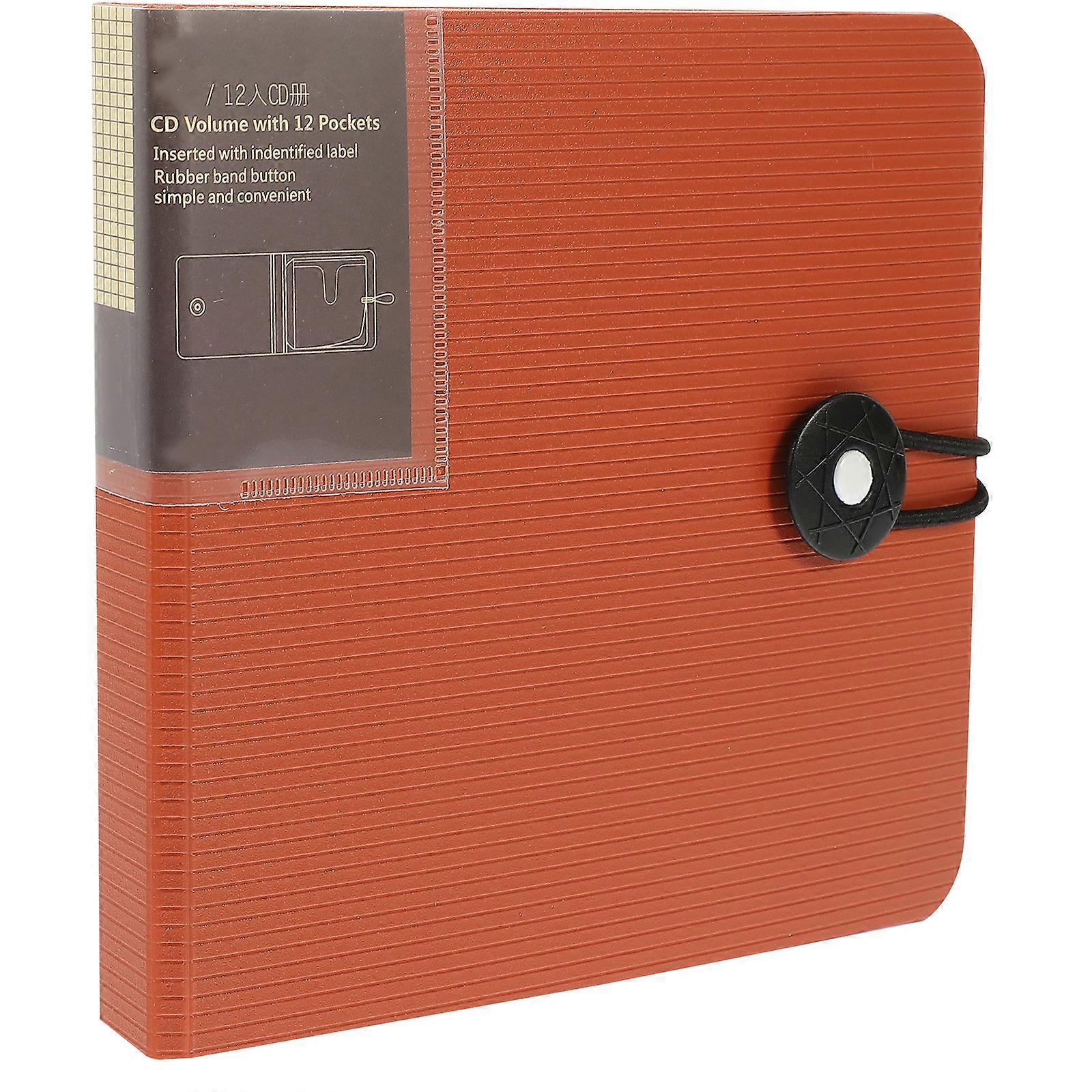 Plastic Cd Storage Case for Optical Discs with 12 Capacity Organizer