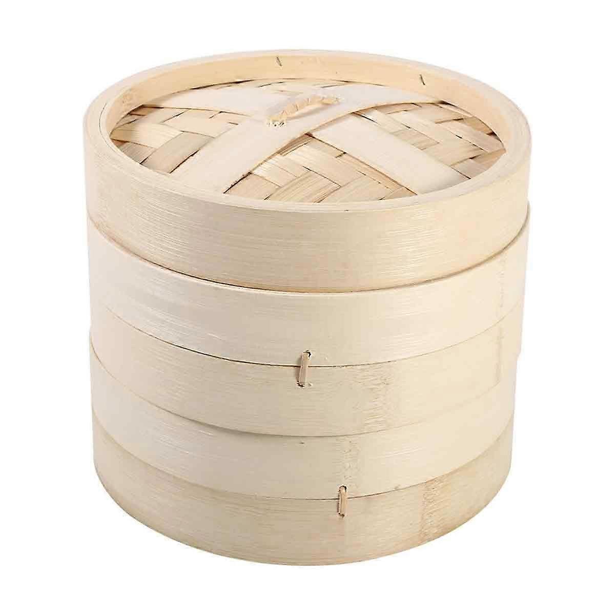 Lightweight Eco-Friendly Bamboo Steamer Versatile Healthy Cooking