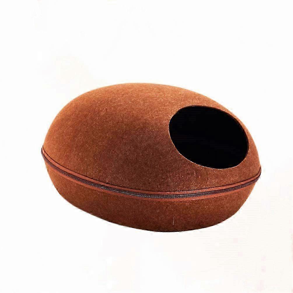 Egg-Shaped Felt Pet Sleeping Nest