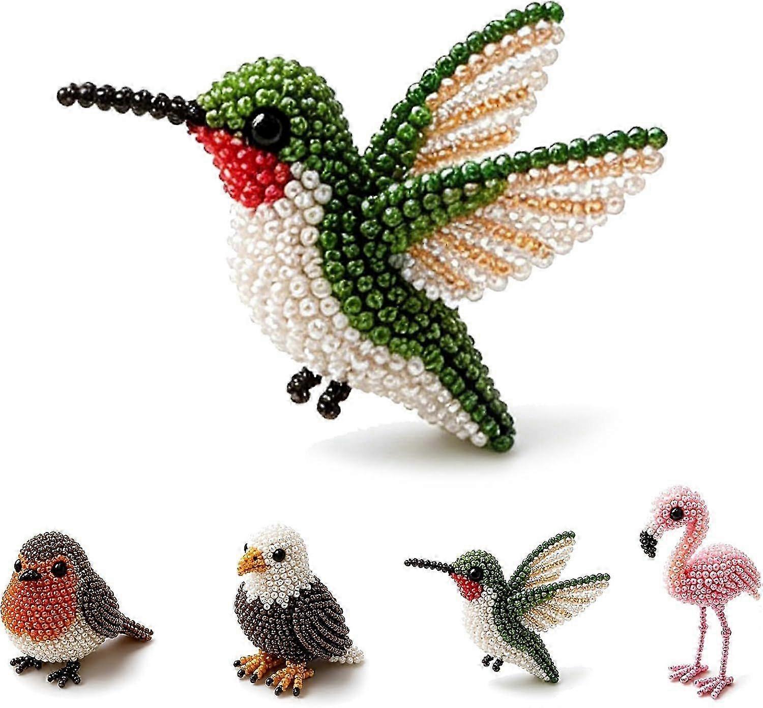 DIY 3D Beaded Bird Craft Kit