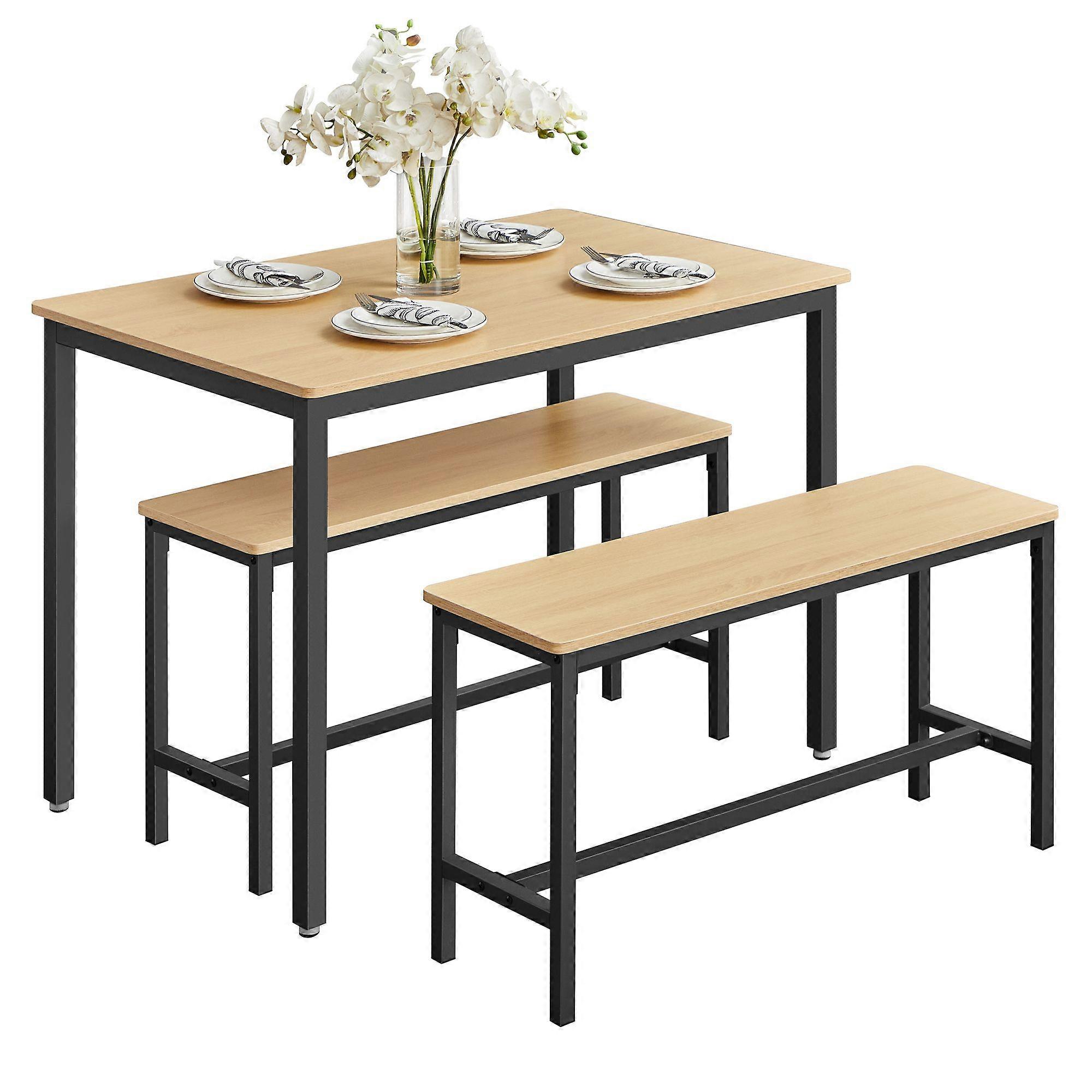 Dining Table Set for 4 43.3"L x 27.6"W x 29.5"H