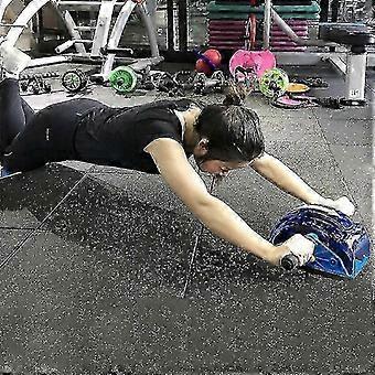 Abdominal Wheel Core Muscle Exerciser with 4 Rollers and Gear for Home Gym Workout