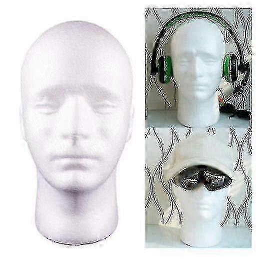 Foam Model Head Male Model Head Headwear Display Props