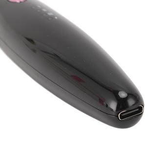 Heated Eyelash Curler Long Lasting Electric Eyelash Curler Type C Rechargeable Lash Curler for Women Neutral English Packaging Black