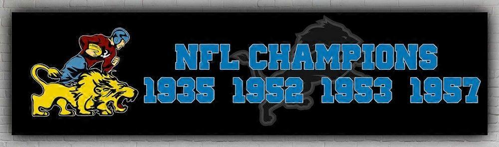 Lions Champions Banner HF0103