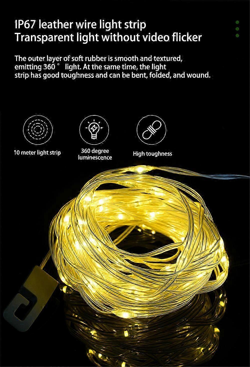New Multi-function LED Camping Lantern USB Rechargeable Outdoor Tent Rainbow