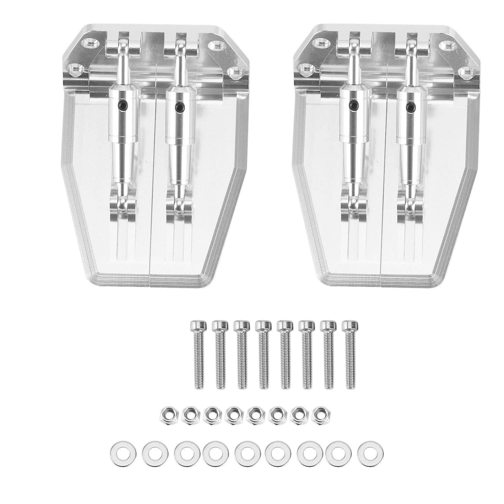 2Pcs Metal Adjustable Trim Tabs 69X57X30mm for Nitro Gas RC Boat