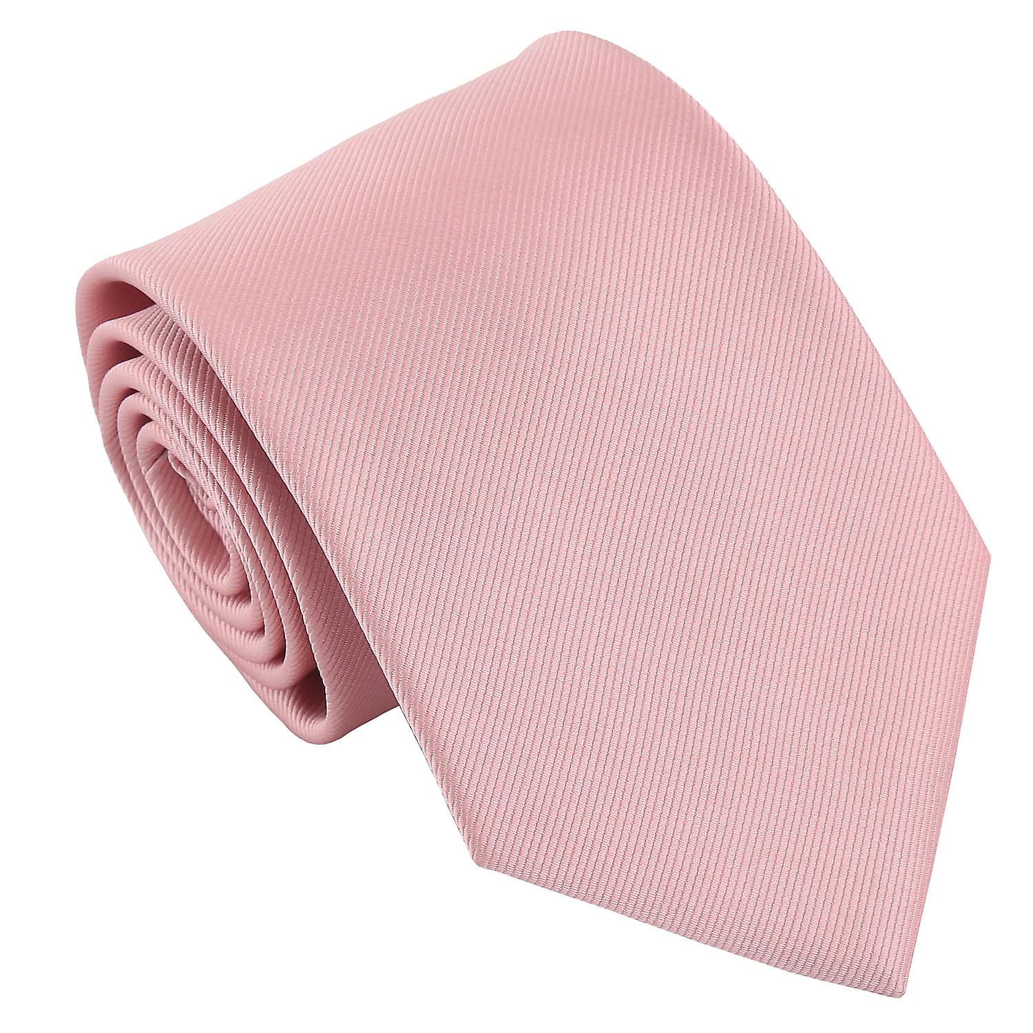 Dusty Pink Plain Twill Tie
