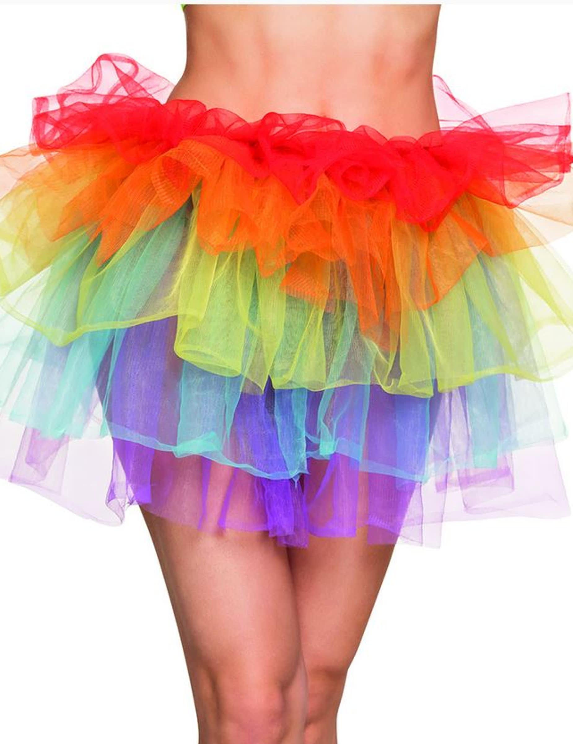 Multicolored petticoat for women