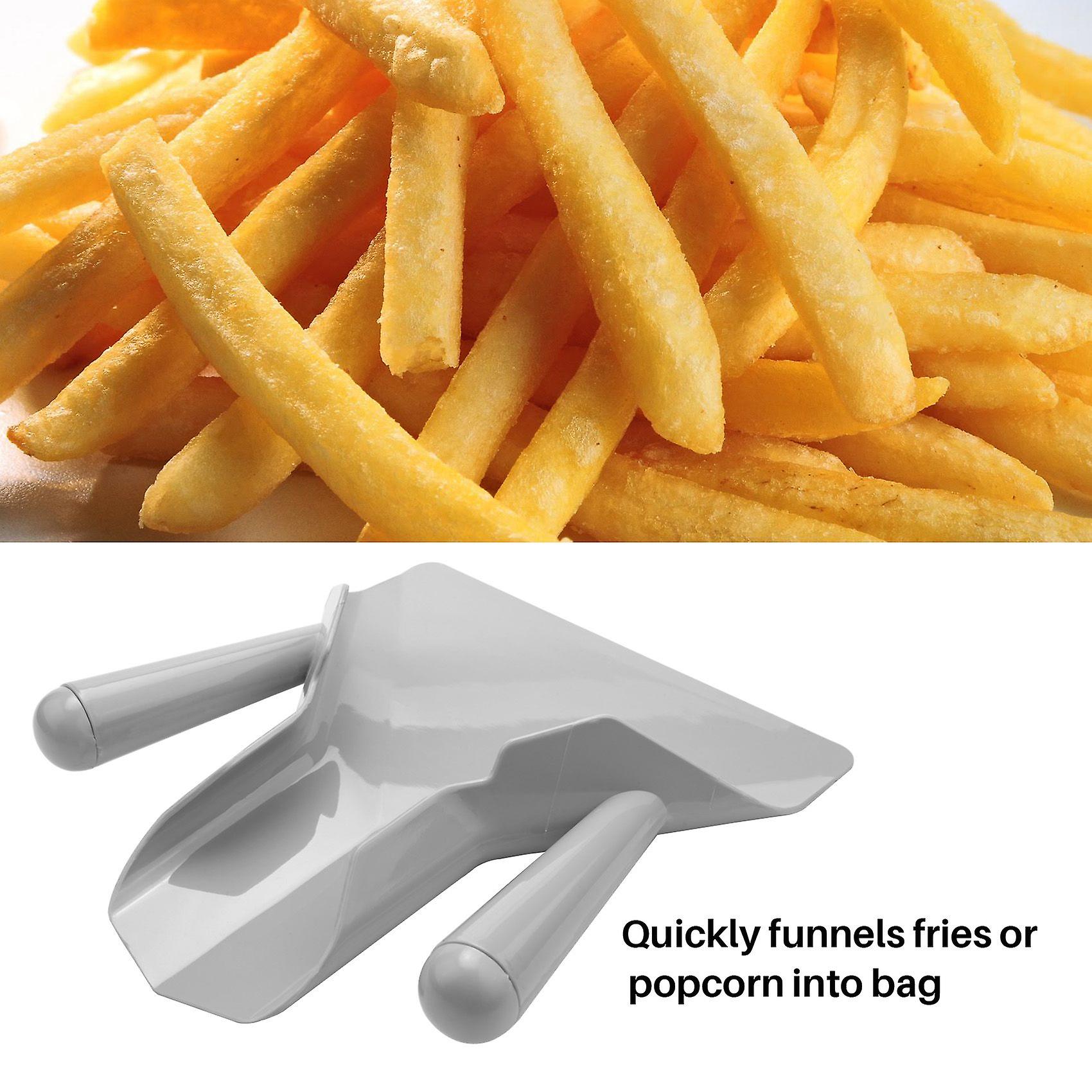 Jufjsfy Plastic Chip Scoop Fries Shovel Chip Packaging Shovel Funnel