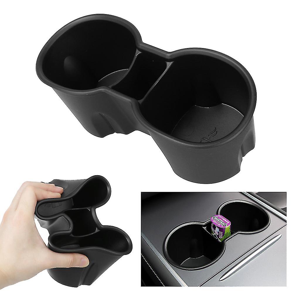 For Tesla 3/y Console Bottle Insert H Double Hole Car H Pvc - Drinks Hs