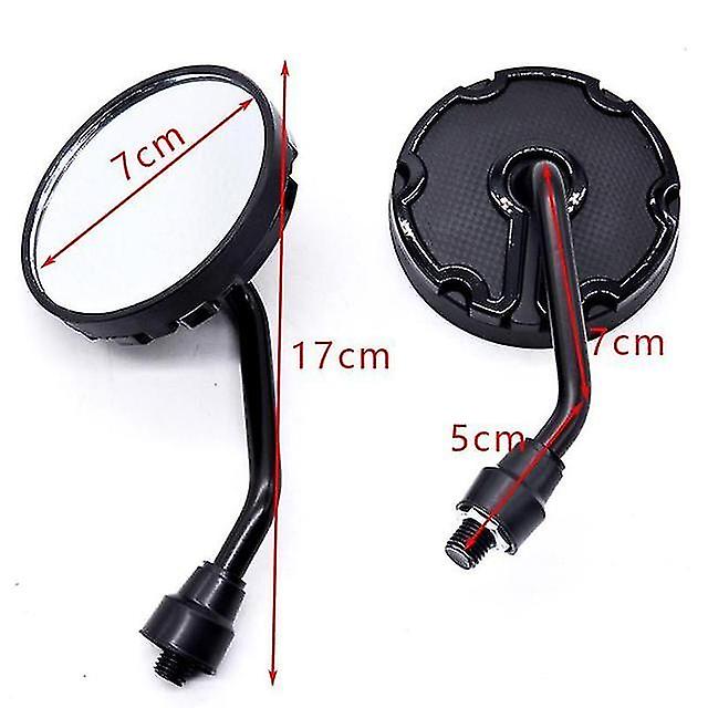1 P Cycle View Retro Round Auxiliary Side Modified S For Electric Bike Scooter