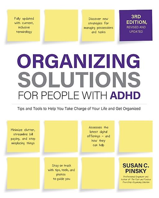 Organizing Solutions For People With Adhd 3rd Edition by Susan Pinsky Paperback Book