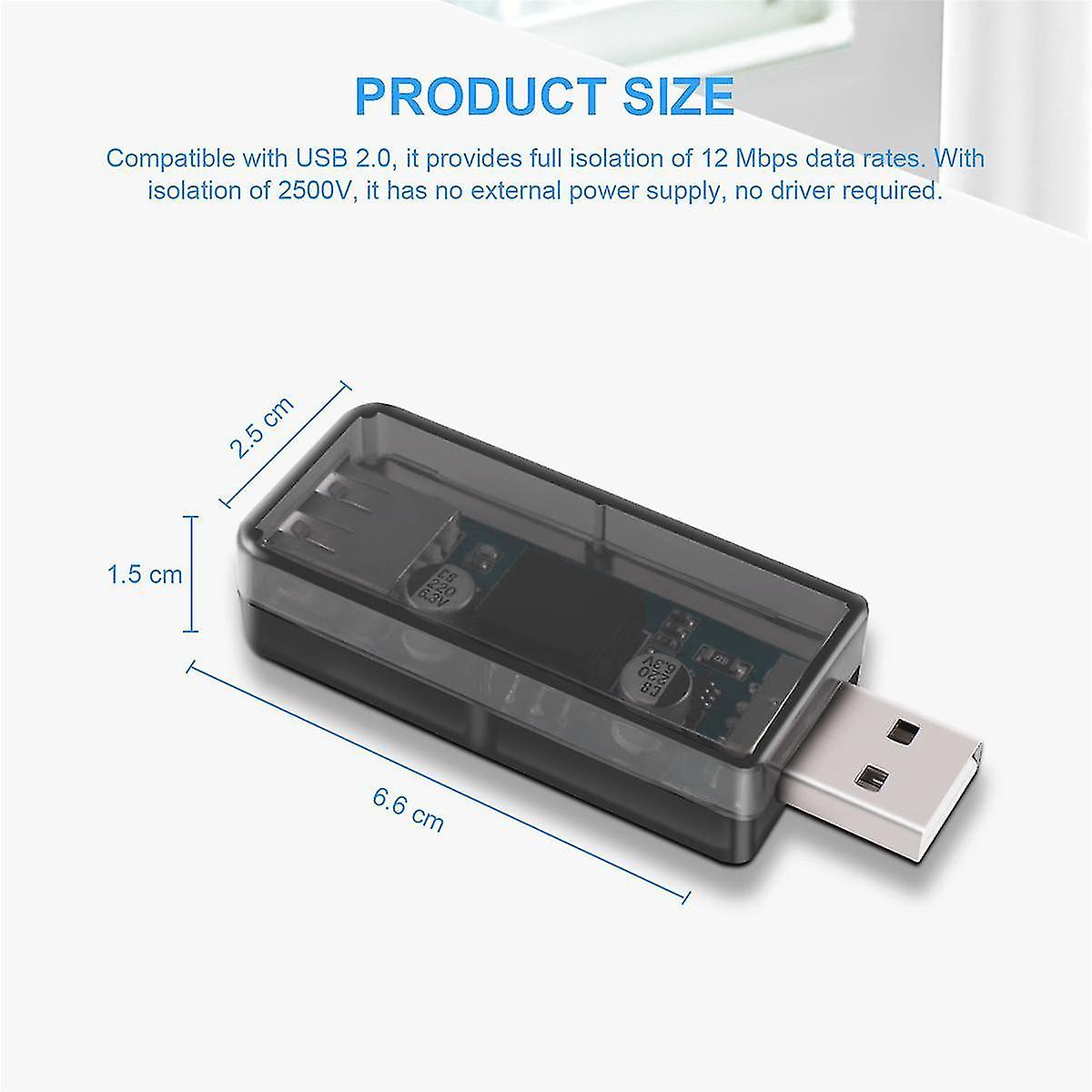 Usb to Usb Isolator Industrial Grade Digital Isolators with Shell 12mbps Speed Adum4160/adum316