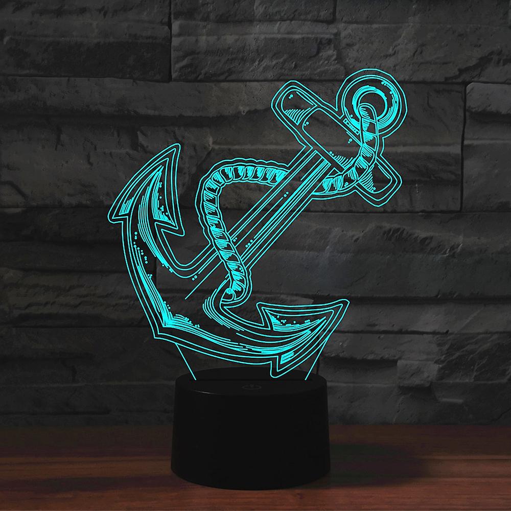 Anchor Shape Table Lamp, USB Touch Version