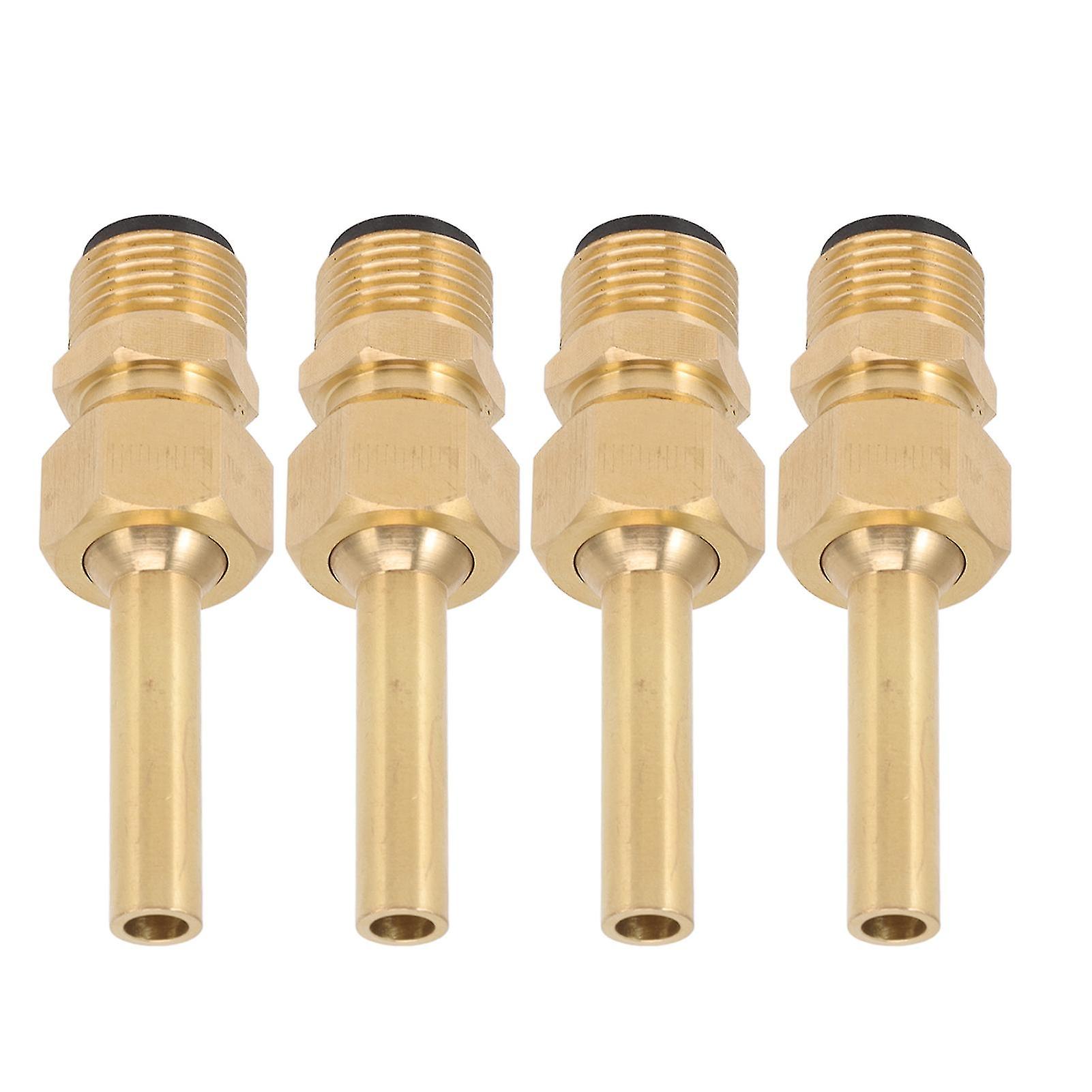 4 PCS Water Fountain Nozzles Pure Copper Large Hexagonal Direct Jet Nozzle Waterscape Single Nozzle Male Thread G1/2