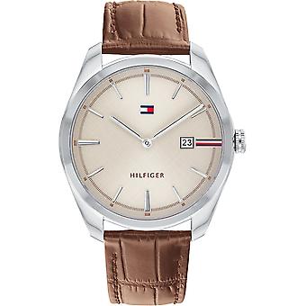 Theo Men's Analog Quartz Watch with Cowhide Bracelet 1710430