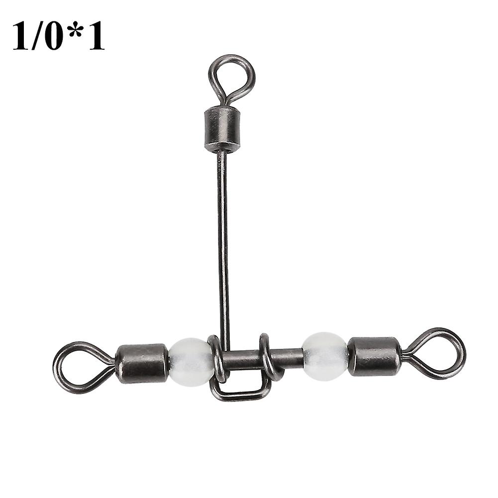 Fishing Accessory,10Pcs/set Durable T-shape Cross-line Fishing Connector Fishing Swivels Connector Time-Tested Durability