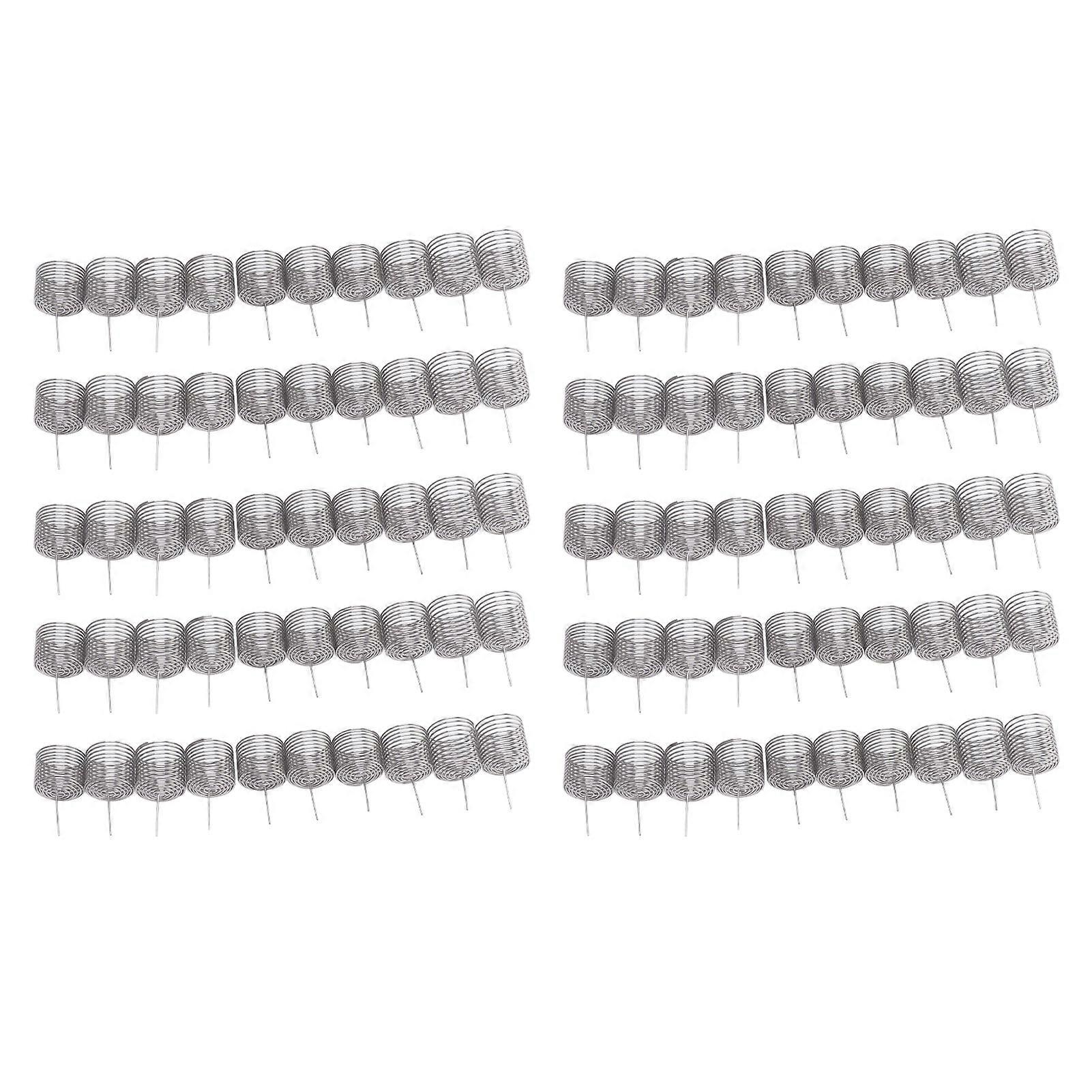 Touch Fertilizer Mesh Pot 100PCS Fertilizer Mesh Basket Column Shape Stainless Steel Nutrition Box Tools for Garden Nursery Large