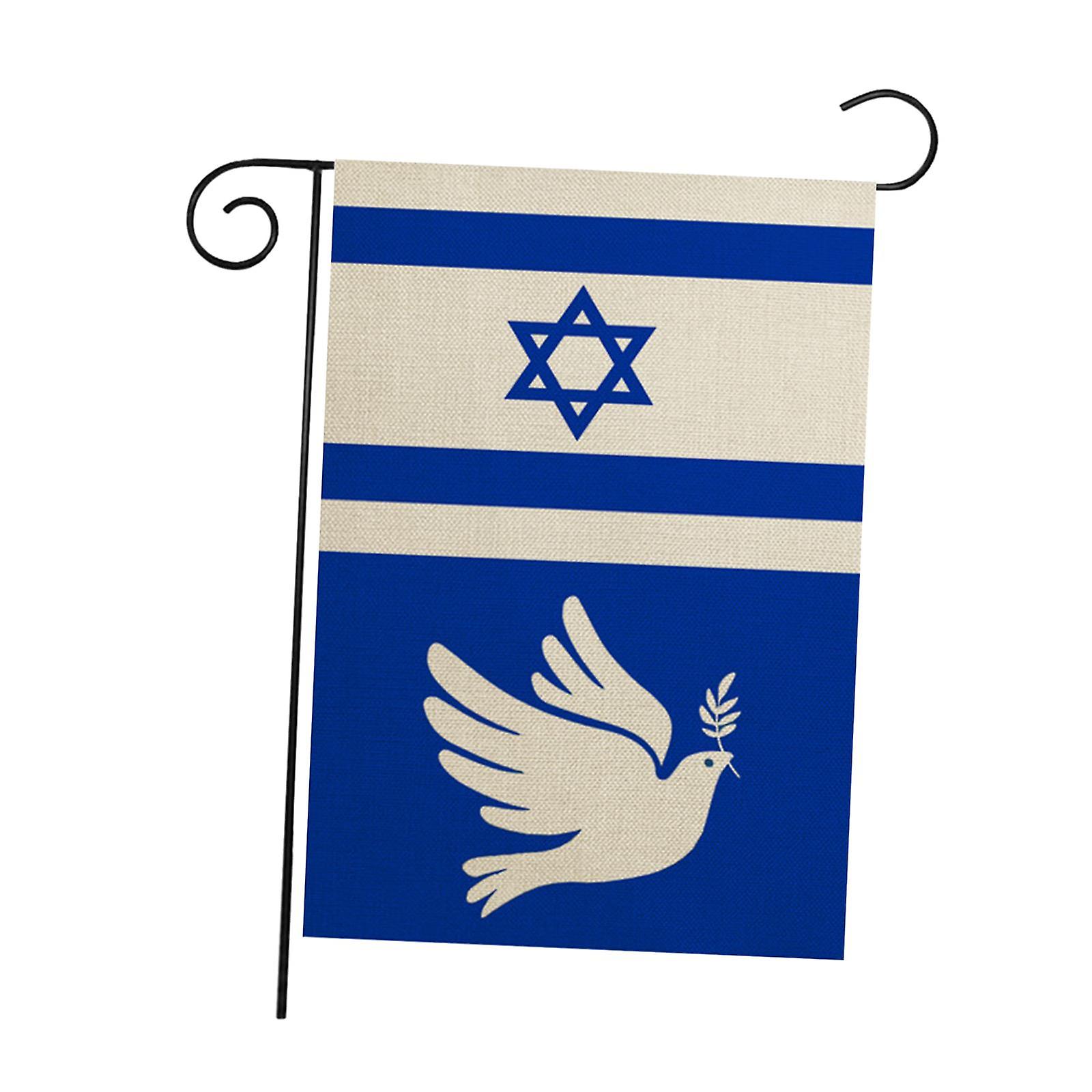 Flag of Israel 27x39inch Garden Flag Double Sided Vivid Color Displaying Style A