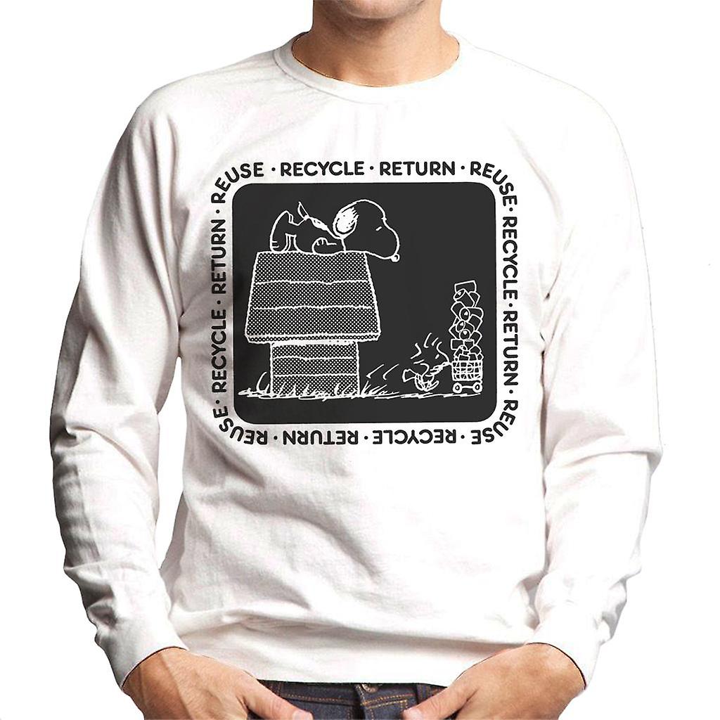Peanuts Snoopy Recycle Return Reuse Men's Sweatshirt