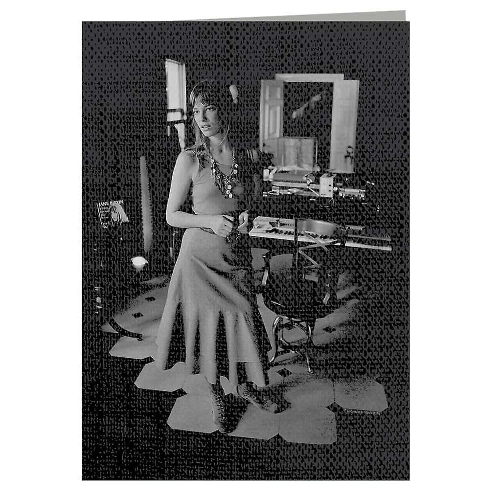 TV Times Jane Birkin Greeting Card