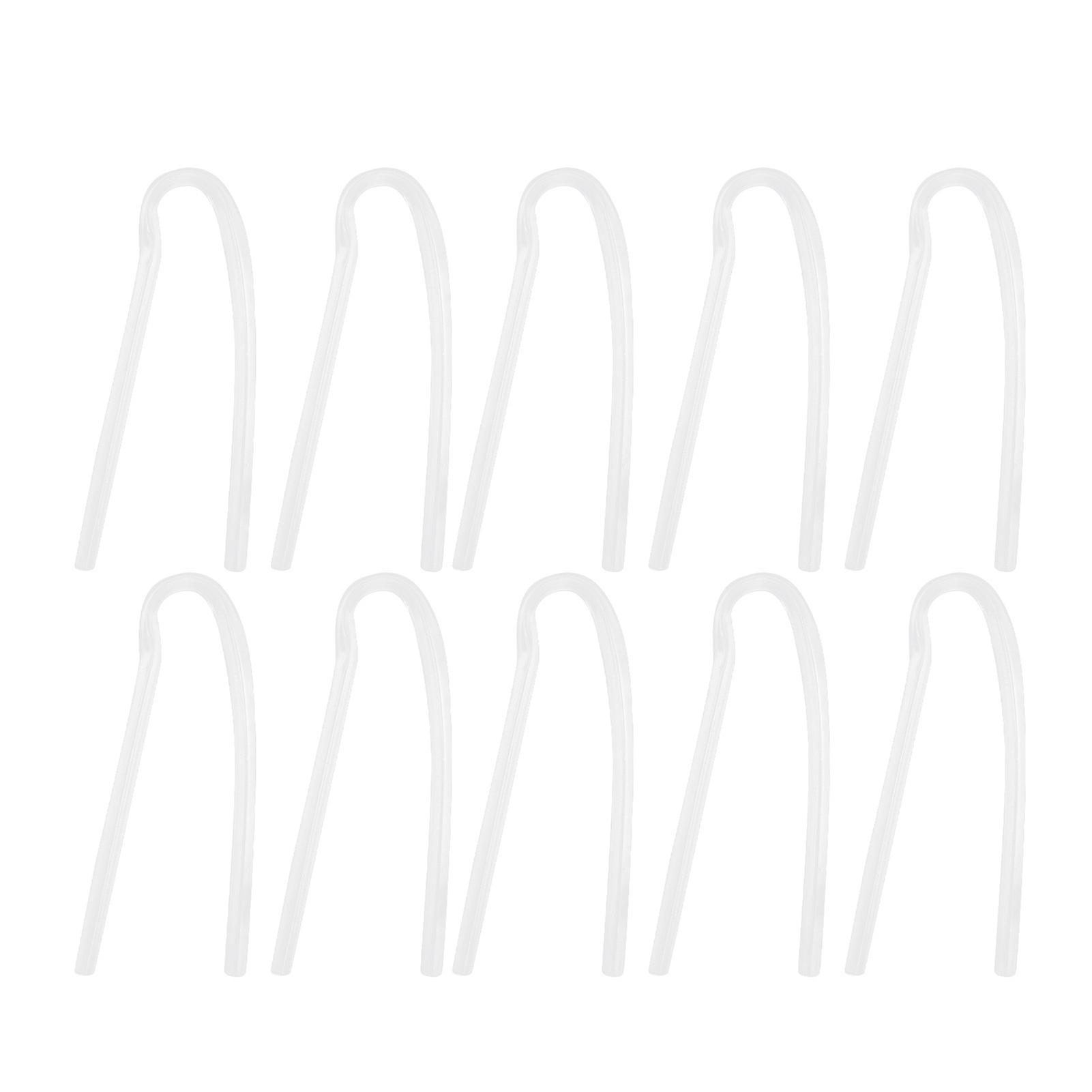 10 Pack Type R Hearing Aid Replacement Tubes, BTE Eartips, Compatible with Most Hearing Aids