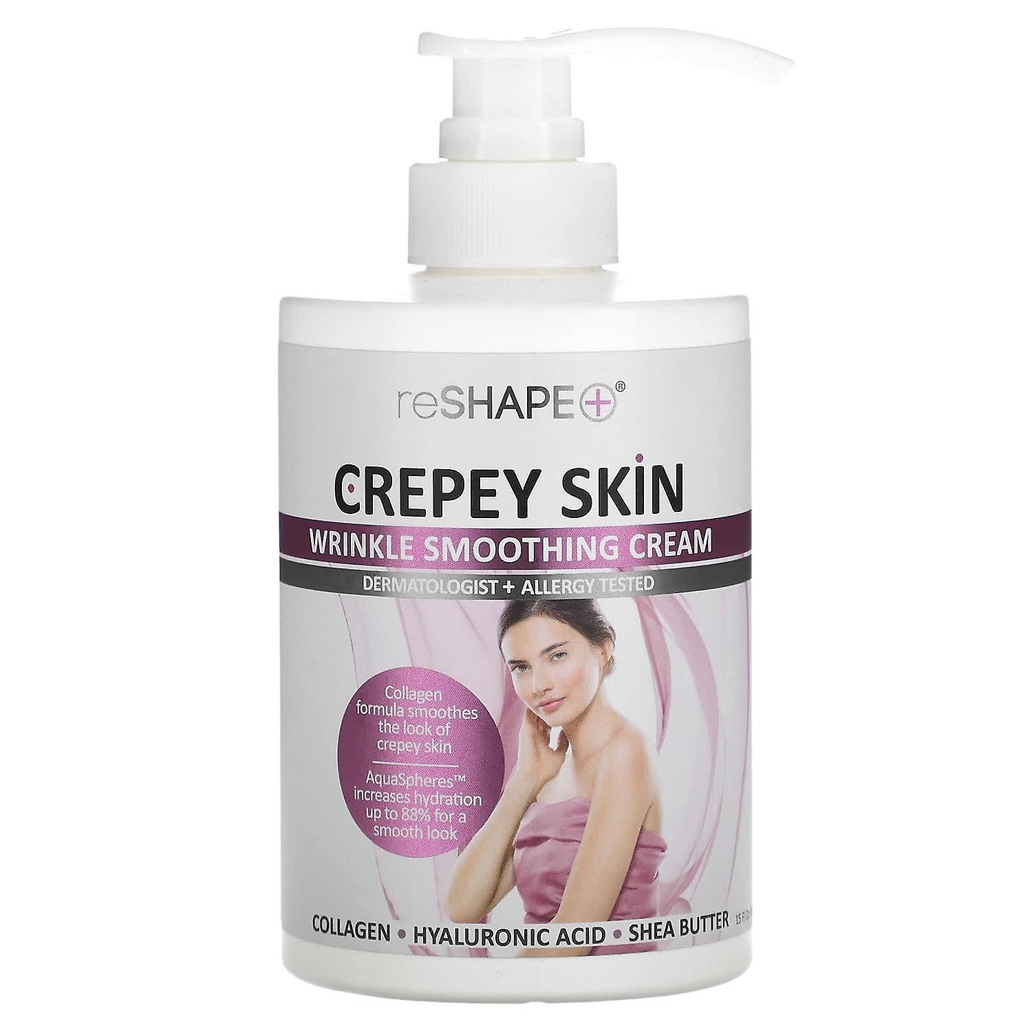 Reshape Plus, Crepey Skin, Wrinkle Smoothing Cream, 15 fl oz (444 ml)