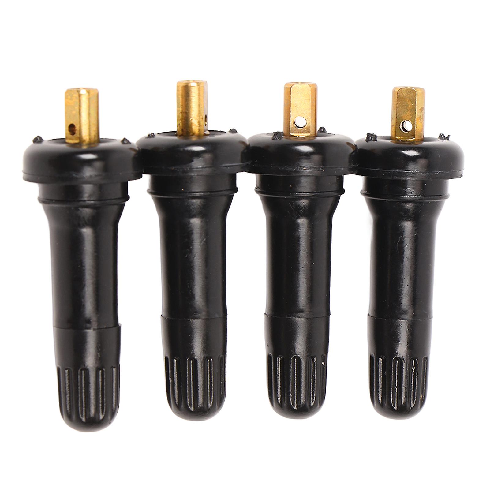 Leakproof tire valve stems for Ford, 4pcs snap-in replacement
