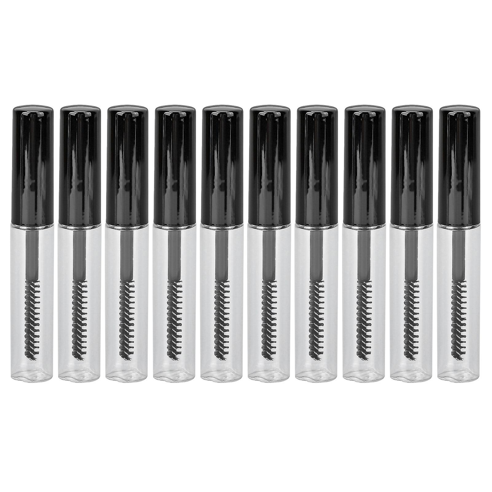 10Pcs Empty Mascara Tubes 1.5ml Fine Soft Bristles Refillable Bottle Design Empty Eyelash Tube for Mascara Eyelash