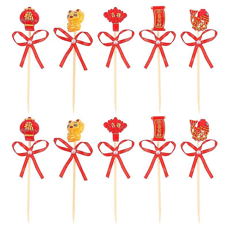 10pcs Festival Cake Prop