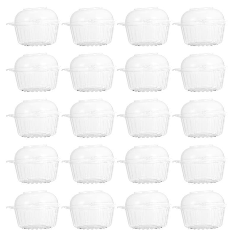 100pcs Transparent Cake Boxes