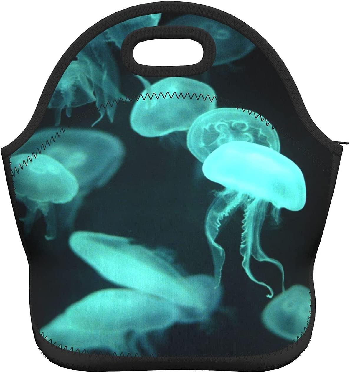 حقيبة غداء جميلة من قنديل البحر من النيوبرين / صندوق غداء / حقيبة غداء / حقائب نزهة معزولة برودة منظم السفر مكتب العمل المدرسي