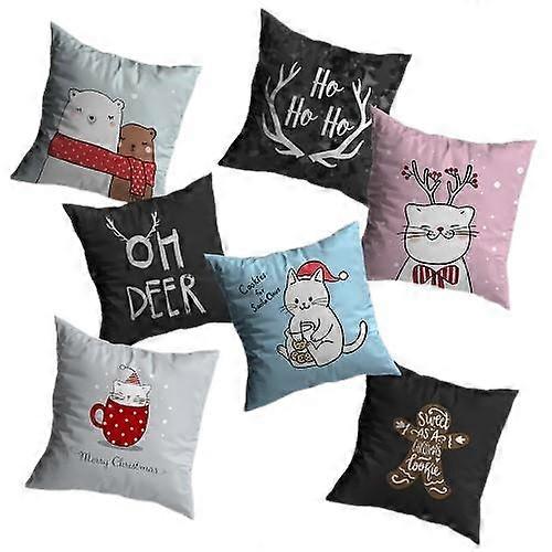 Cat Printed Pillow Cases