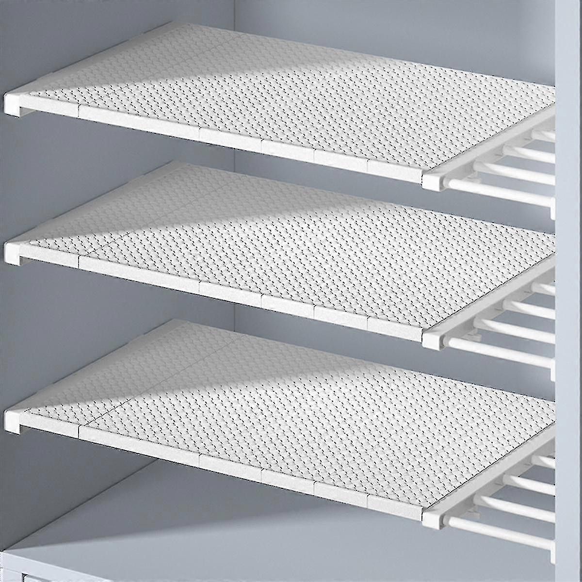 Closet Tension Shelf Rod And Expandable Diy Wardrobe Divider Separator