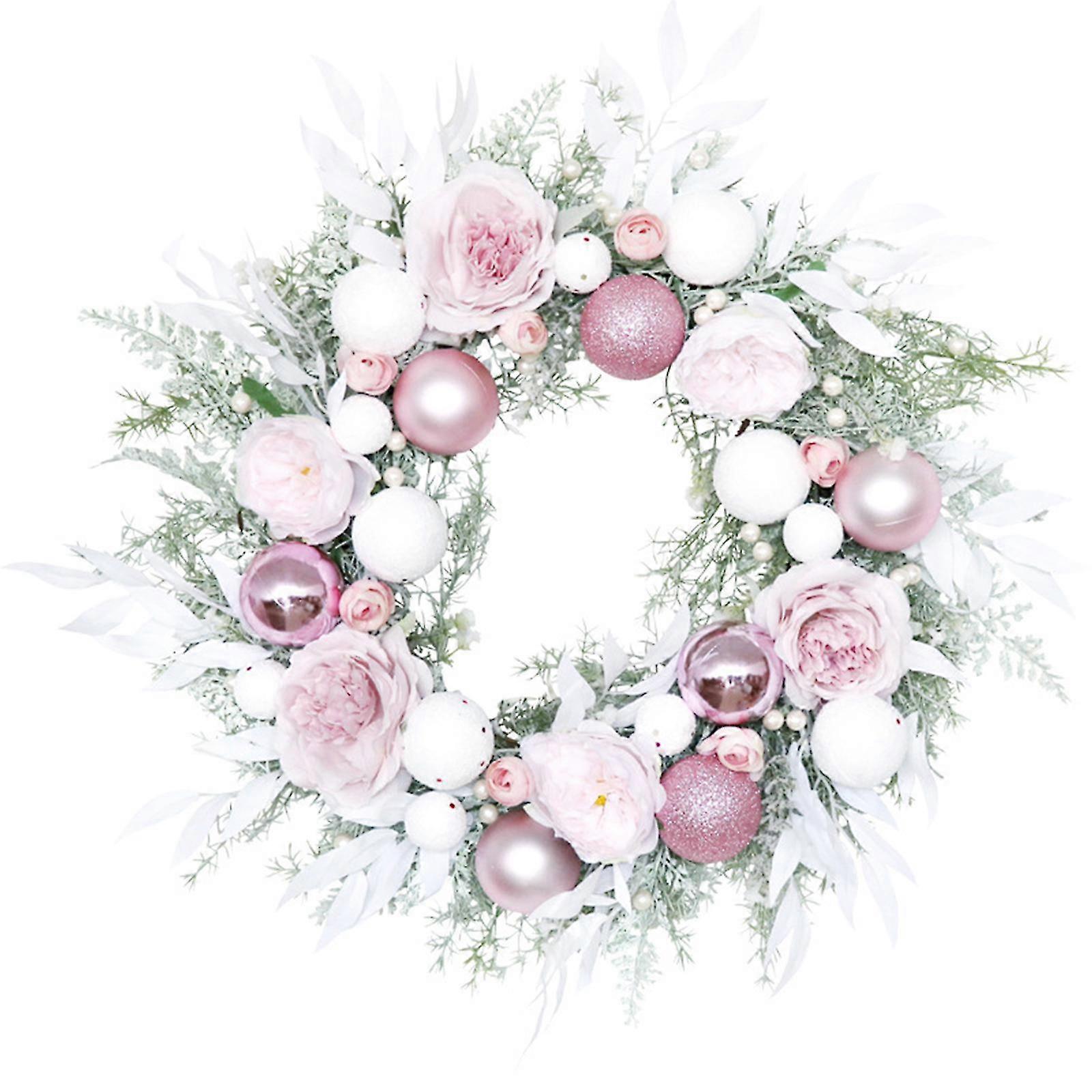 hg Christmas Ornament Decor For Wedding Home Doorways Walls Flower Wreath Hanging Artificial Plants Rattan Garland