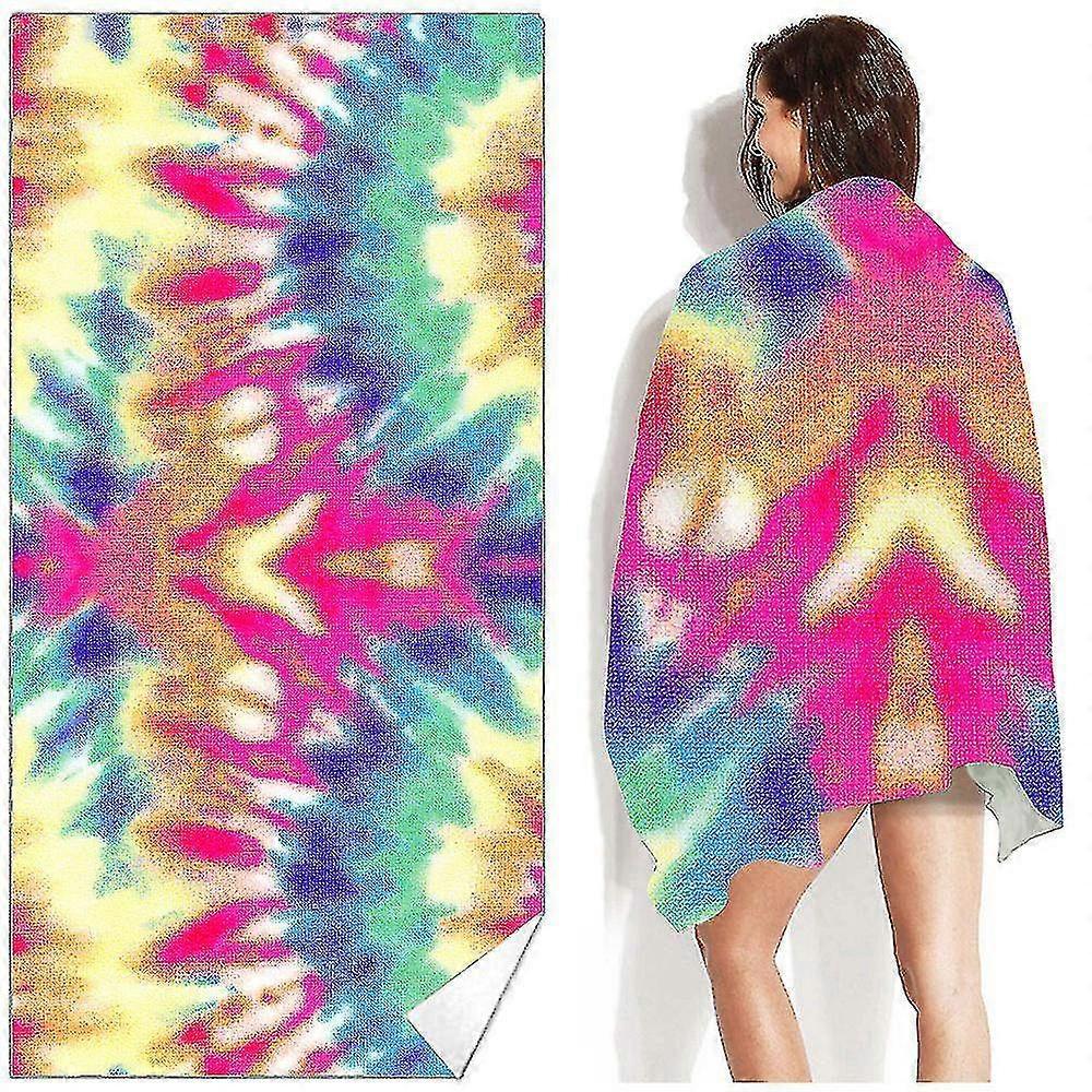 Bath Towels & Washcloths Microfiber Beach Towel Dreamy Pattern Super Absorbent & Soft