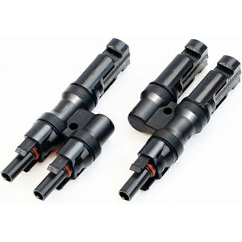 2pcsMMF + FFM Pair Y Connector Plug Connectors for Parallel Connection Between Solar Panels