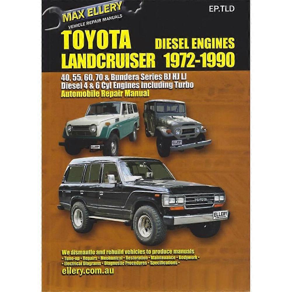 トヨタランドクルーザー1972-1990ディーゼル自動車修理マニュアルマックスエレリーで