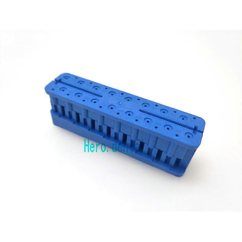 Dental Endo Measuring Block Endodontic File Holder Ruler Autoclavable