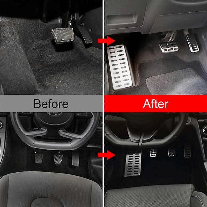 thumbnail image 2 of Car Foot Pedals For Kia Soul 2009-2016 - Aluminum Brake & Clutch Pedal Covers 2 of 13