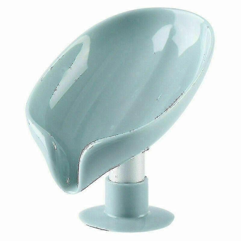 Bathroom Sink Leaf Shape Soap Box Drain Soap Holder Box Sponge Dish Storage Rack