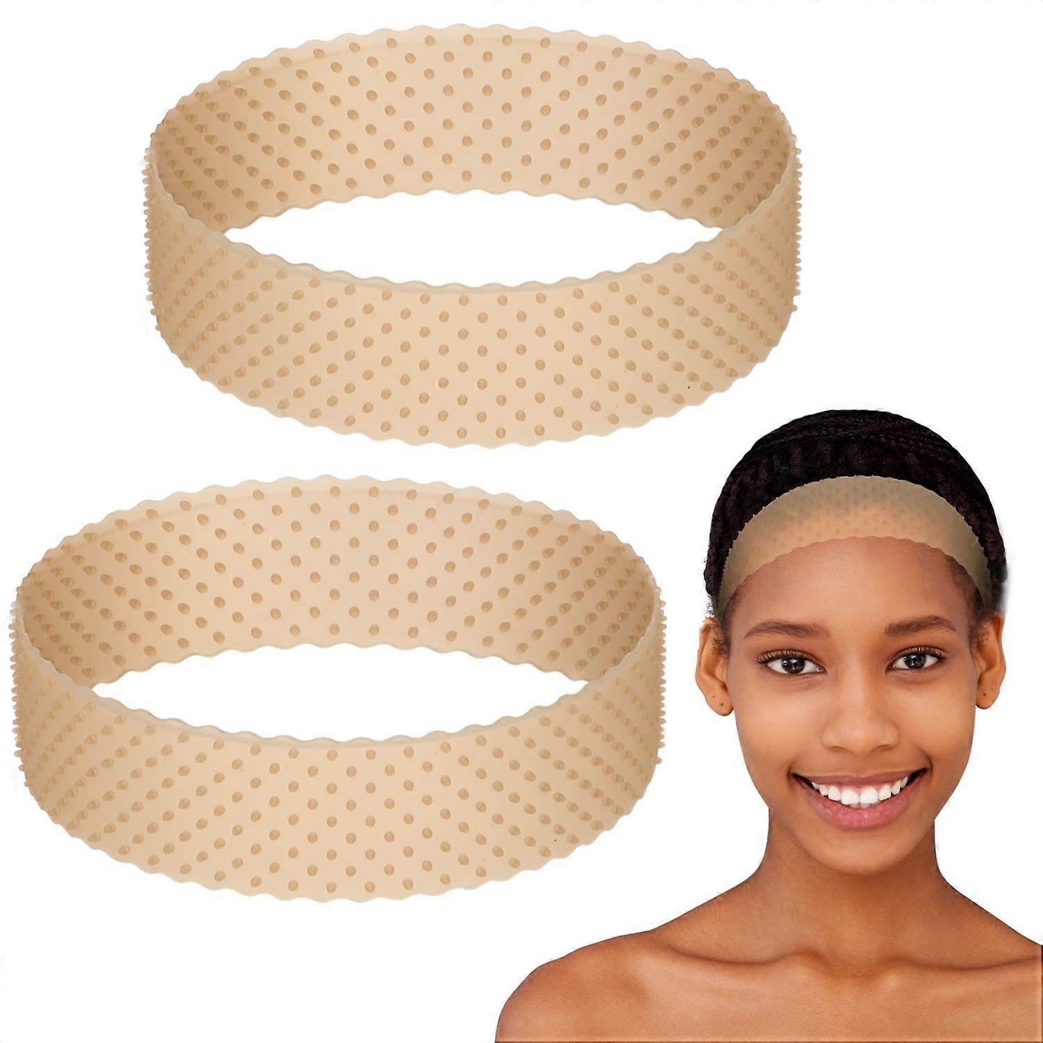 8 Piece Silicone Wig Straps Adjustable Silicone Wig Headband Fixed Non-Slip Wig Strap Seamless Wig S