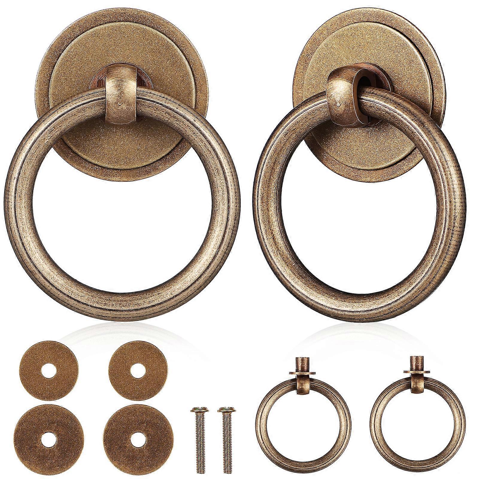 4 Pcs Brass Drawer Pulls Dresser Pulls Drawer Knobs Drawer Handles Cabinet Handles Vintage Cabinet Pulls